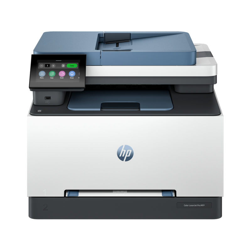 HP Color LaserJet Pro 3302fdn All-in-One Printer Printer - A4 Color Laser, Print/Dual-Side Copy & Scan/Fax, Automatic Document Feeder, Auto-Duplex, LAN, 25ppm, 150-2500 pages per month (replaces M283fdn)
