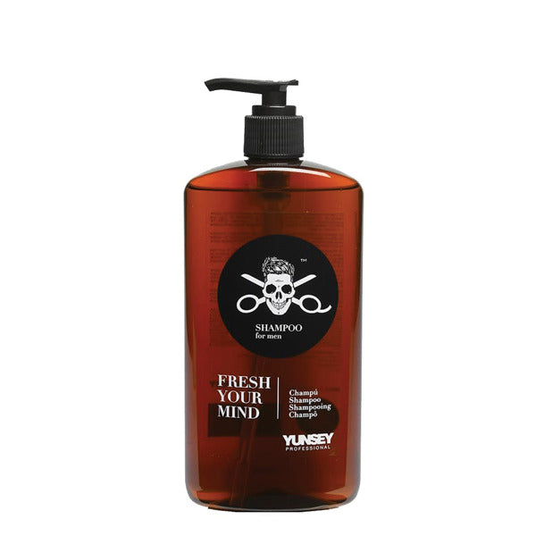 Yunsey Fresh Your Mind Vyriškas šampūnas plaukams 380 ml +dovana Previa plaukų priemonė