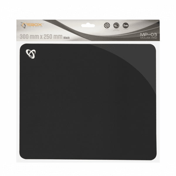 Sbox MP-03B Black Gel Mouse Pad