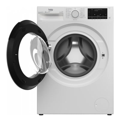 BEKO Washing machine B5WF U78415 WB, 8kg, Energy class A, 1400 rpm, Depth 55 cm, Inverter motor,HomeWhiz, Steam Cure