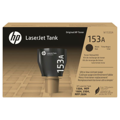 HP 153A Black Toner Reload Kit, 2500 pages, for HP LaserJet Tank