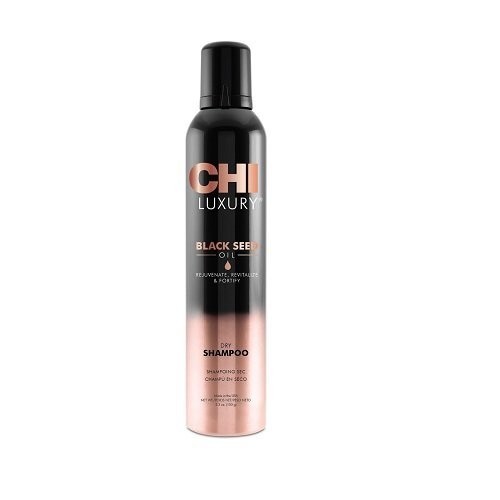 CHI Luxury Black Seed Oil Dry Shampoo Sausas šampūnas 150g +dovana Previa plaukų priemonė