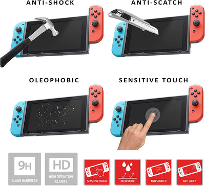 Subsonic Super Screen Protector Tempered Glass for Nintendo Switch