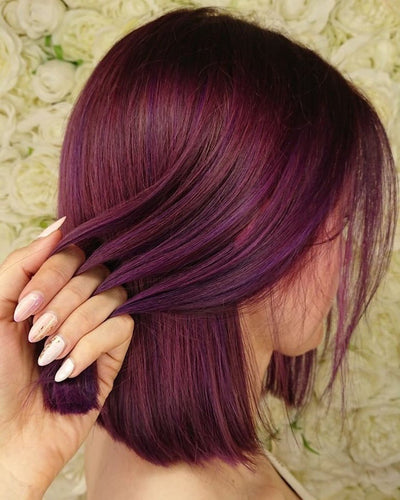 The most fashionable hair color of 2023 - "Viva Magenta"