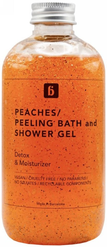 Отшелушивающий гель для душа Blautty Detox &amp; Moisturizer Peaches Peeling Bath Gel BLABATPEA250, аромат персика, 250 мл