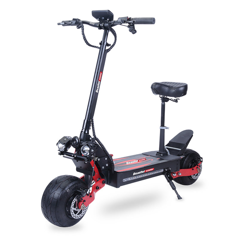 Elektrinis paspirtukas Beaster Scooter BS10, 2000 W, 60 V 26 Ah, hidrauliniai stabdžiai, skirtas bekelei