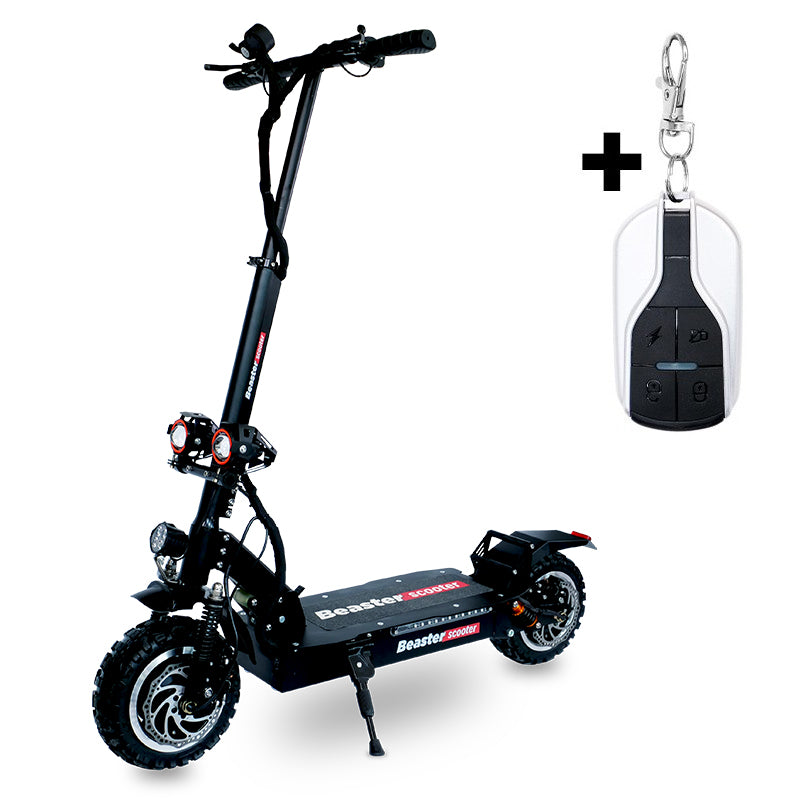 Elektrinis paspirtukas Beaster Scooter BS48, 3200 W, 60 V 26 Ah, hidrauliniai stabdžiai, skirtas bekelei