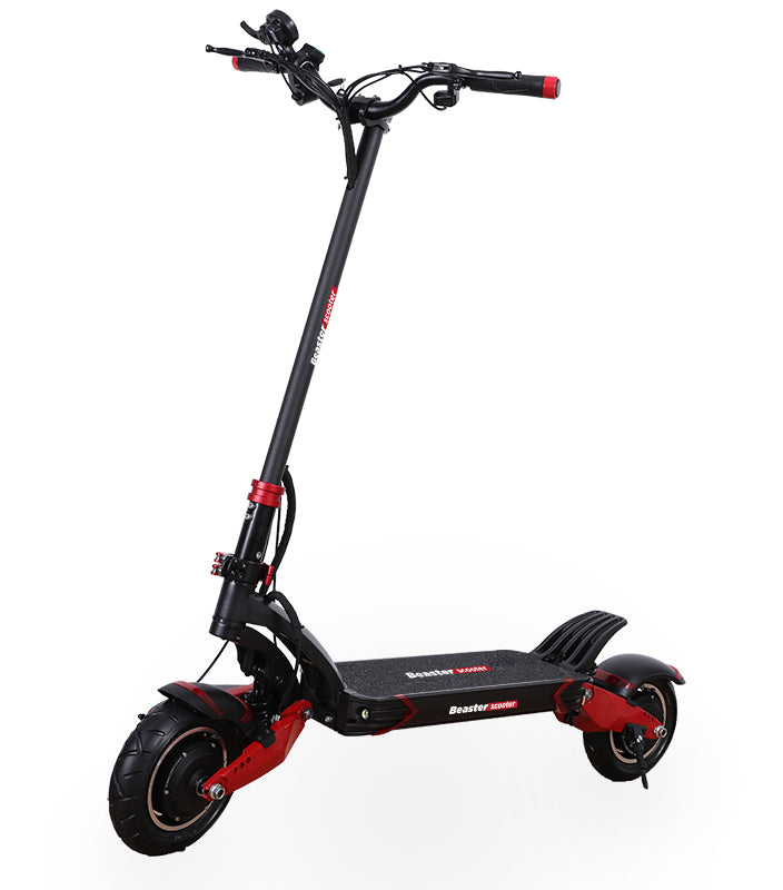 El. Paspirtukas Beaster Scooter BS61ST, 2 x 1000 W, 52 V, 18,2 Ah, diskiniai stabdžiai, skirtas bekelei