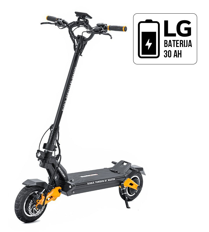 Elektrinis paspirtukas Beaster Scooter Diablo Pro Max BSDIABLOPROYMAX, skirtas bekelei
