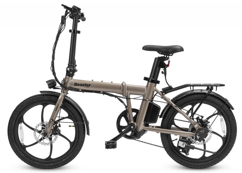 Elektrinis dviratis Beaster BSHERO1G, 250 W, 48 V, 10,5 Ah LG Lithium baterija, sulankstomas