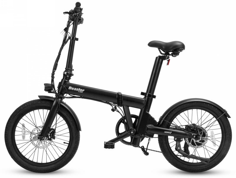 Elektrinis dviratis Beaster BSHERO2B, 250 W, 48 V, 14 Ah SAMSUNG baterija, sulankstomas