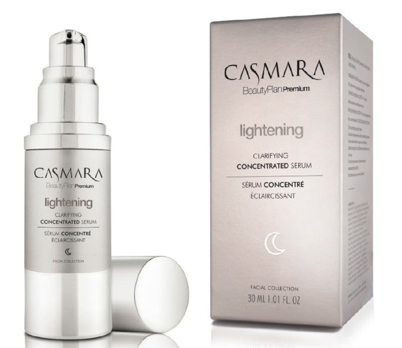 Veido odą skaistinantis ir odos senėjimą stabdantis, koncentruotas serumas Casmara Lightening - Clarifying Concentrated Serum CASA31002/32002, 30 ml