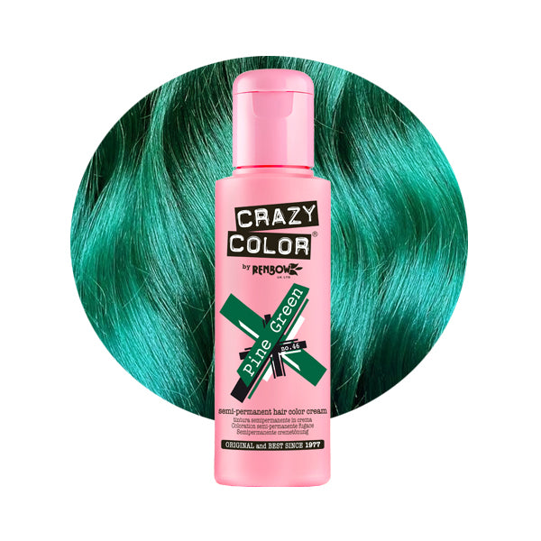 Hair dye Crazy Color Pine Green COL002236, semi-permanent, no. 46, 100 ml