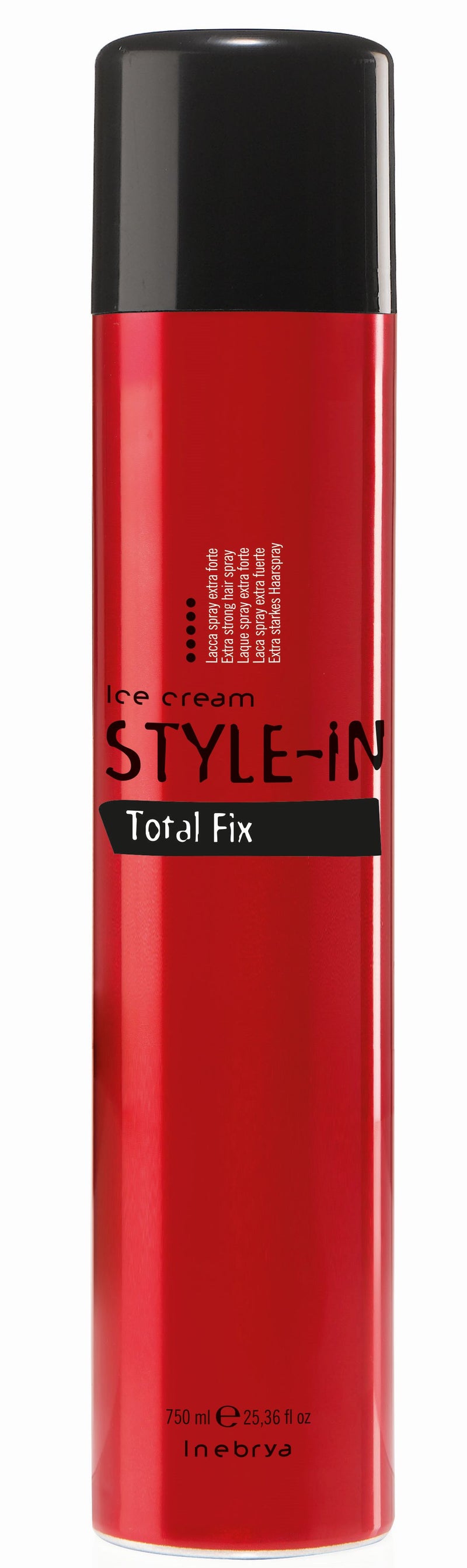 Ypač stiprios fiksacijos plaukų formavimo lakas Inebrya Ice Cream Total Fix ICE21018, 750 ml