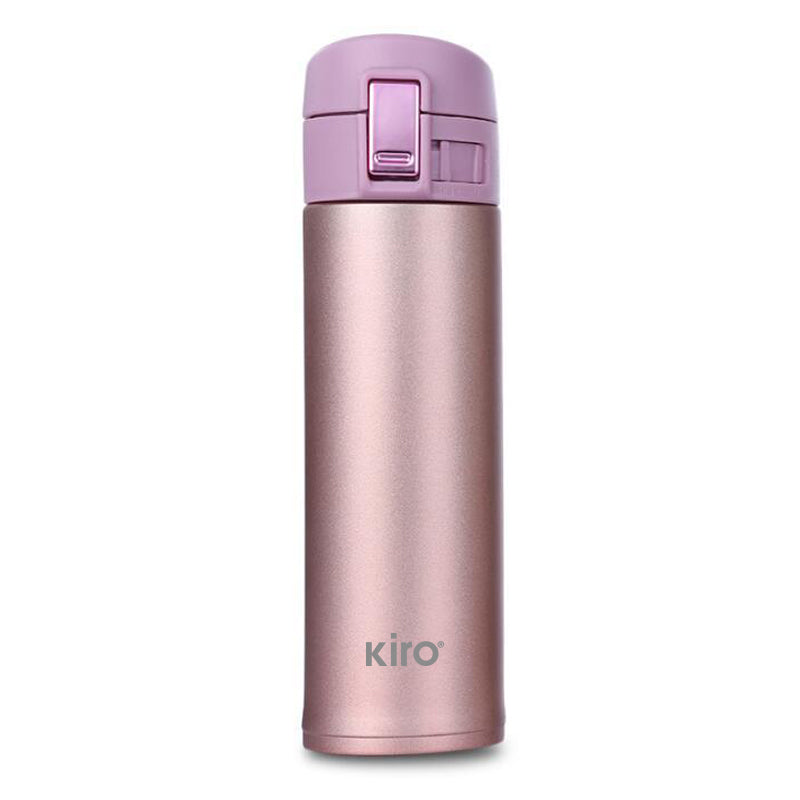 Termogertuvė su vakuumine izoliacija KIRO KI501R, rožinės spalvos, 500 ml