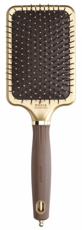 Šepetys plaukams Olivia Garden Expert Care Rectangular Hair Brush OG00310, plaukų šukavimui, kvadratinis