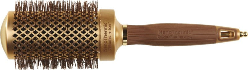 Šepetys plaukams Olivia Garden Expert Blowout Shine Wavy Bristles OG01077, 55 mm, skirtas plaukų džiovinimui ir formavimui