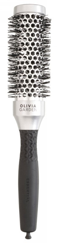 Hair brush Olivia Garden Essential Blowout Classic Silver OG07706, 35 mm diameter