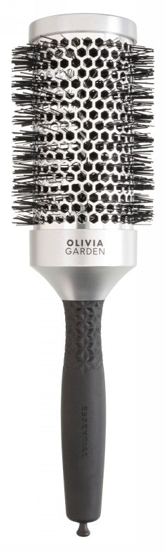Šepetys plaukams Olivia Garden Essential Blowout Classic Silver OG07708, 55 mm skersmuo