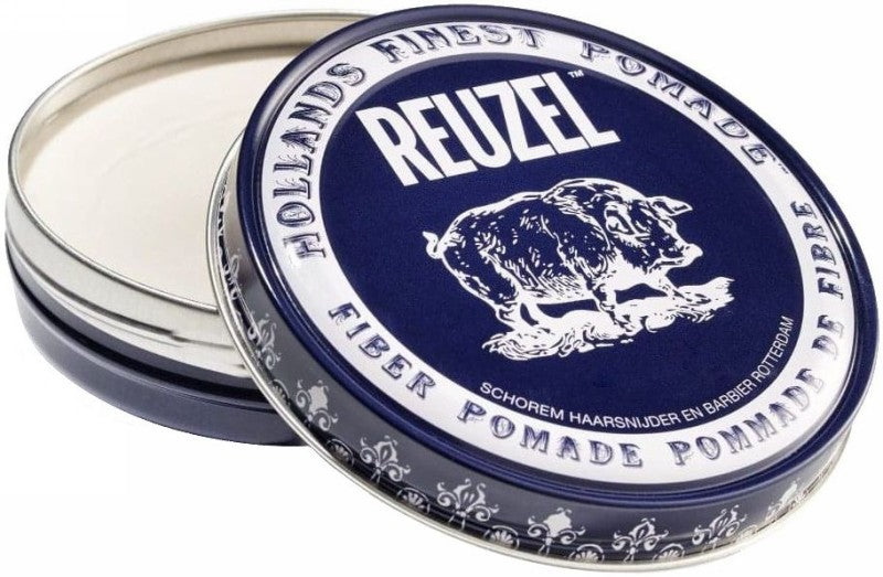 Pomada plaukų formavimui REUZEL Fiber Pomade REU029, stipri fiksacija, mažas blizgesys, 35 g