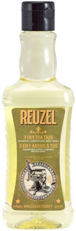 Daugiafunkcė priemonė REUZEL 3 in 1 Tea Tree Shampoo REU059, 350 ml