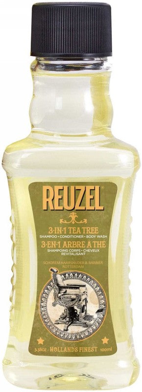 Daugiafunkcė priemonė REUZEL 3 in 1 Tea Tree Shampoo REU061, 100 ml