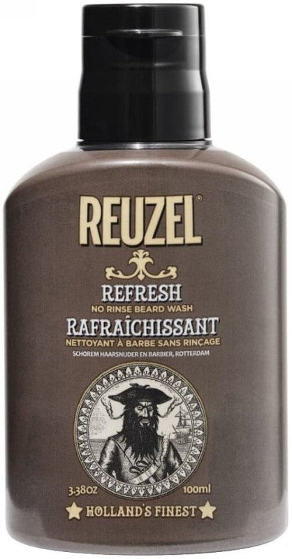 Nenuplaunamas šampūnas barzdai REUZEL Refresh No Rinse Beard Wash REU090, 100 ml