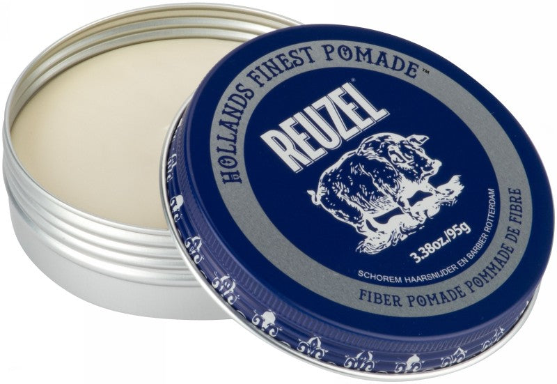 Pomada plaukų formavimui REUZEL Fiber Pomade REU230, stipri fiksacija, mažas blizgesys, 95 g