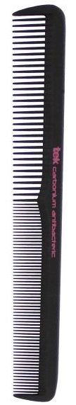 Гребень для волос TEK Carbonium Antibacterial TEK2330, защищает волосы от электризации и пушистости