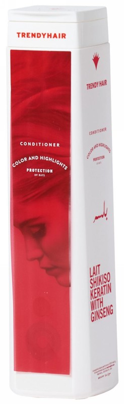 Кондиционер для окрашенных волос Trendy Hair LAIT SHIKISO Keratin &amp; Ginseng Conditioner TH13044, с кератином и женьшенем, 300 мл