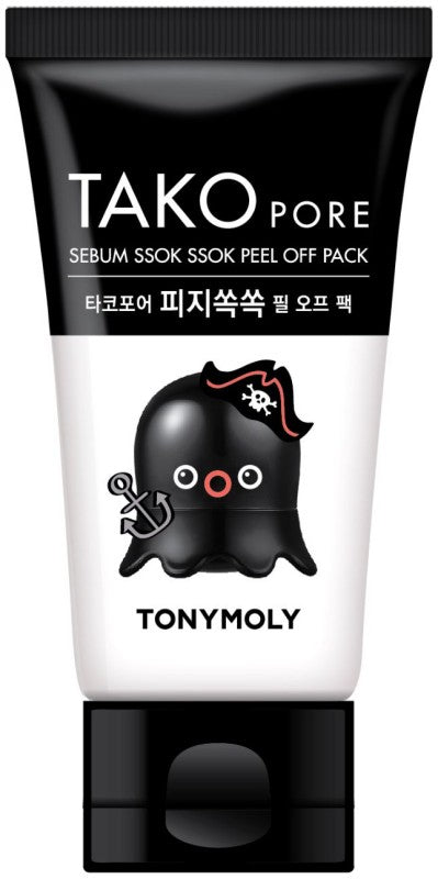 Nulupama veido kaukė TONYMOLY Tako Pore Sebum Black Peel Off Pack TM00002932, 60 ml