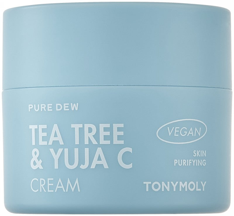 Kremas veido odai TONYMOLY Pure Dew Tea Tree & Yuja C Purifying Cream TM00005705, 50 ml