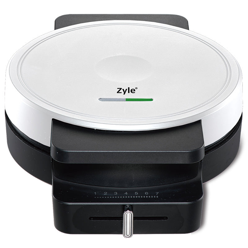 Čirvinių blynų keptuvė Zyle ZY311W, balta, 1000 W