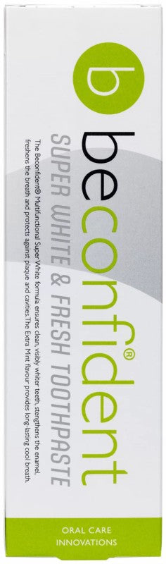 Отбеливающая зубная паста Beconfident Multifunctional Super White &amp; Fresh Toothpaste BEC141698, 75 мл
