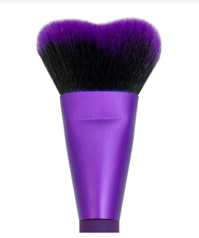 Double cosmetic brush for facial contouring Moda Quick Contour BMD125