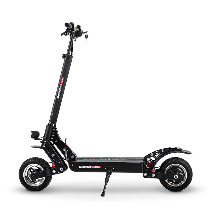 Elektrinis paspirtukas Beaster Scooter BS15PRO, 1200 W, 48 V, 18 Ah, naujos kartos amortizatoriai, skirtas bekelei