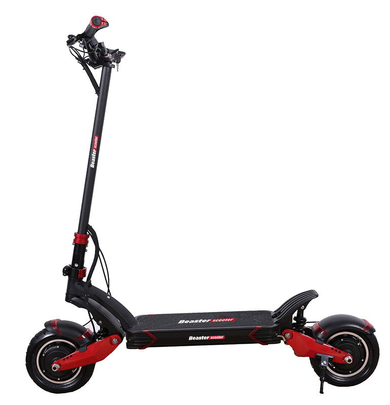 El. Paspirtukas Beaster Scooter BS61ST, 2 x 1000 W, 52 V, 18,2 Ah, diskiniai stabdžiai, skirtas bekelei
