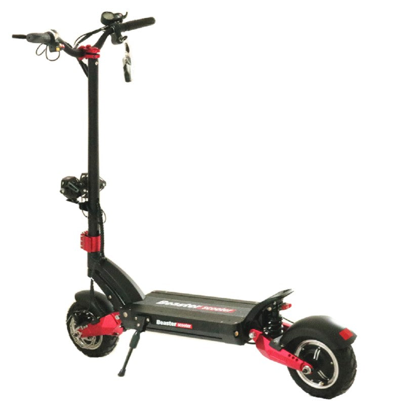 Elektrinis paspirtukas Beaster Scooter BS65, 2 x 1600 W, 52 V, 20.8 Ah, diskiniai stabdžiai, skirtas bekelei