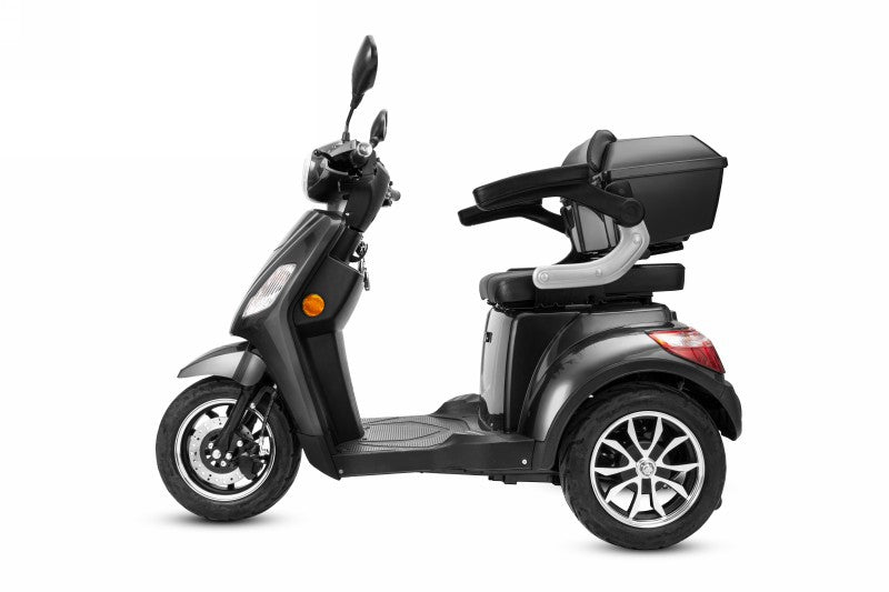 Elektrinis triratis motoroleris, BS997DS, juodas