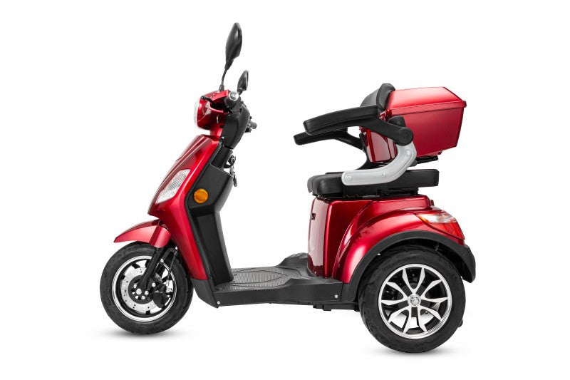 Elektrinis triratis motoroleris, BS998DS, raudonas