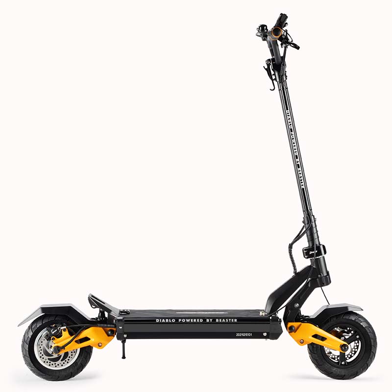 Elektrinis paspirtukas Beaster Scooter Diablo, 1000 W, 60 V, 20.8 Ah, skirtas bekelei