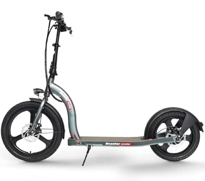 Elektrinis paspirtukas Beaster Scooter VOYAGER, 350 W, 36 V, 10 Ah, tamsiai pilkas