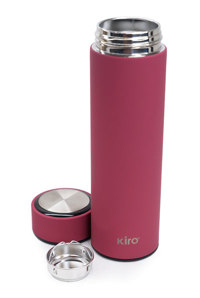 Thermos with vacuum insulation KIRO KI107PU, burgundy, 500 ml