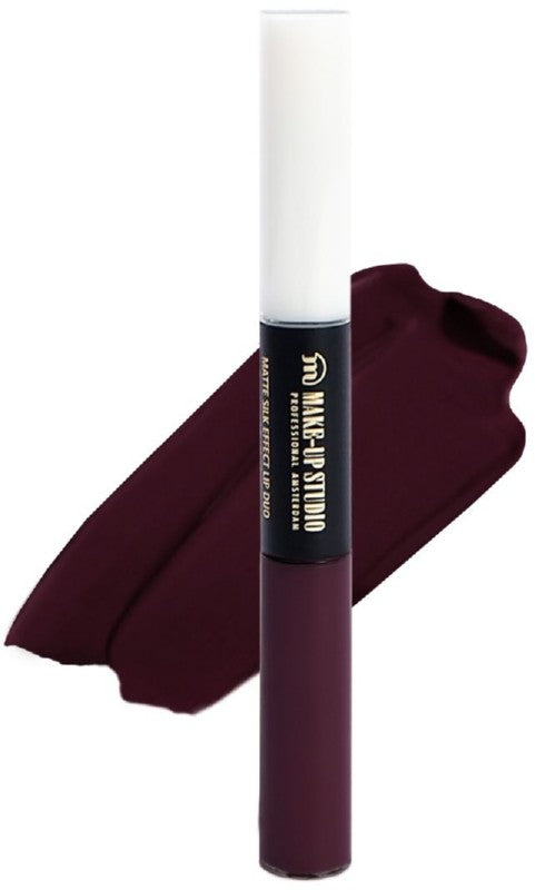 Матовая помада Make Up Studio Matte Silk Effect Lip Duo Juicy Blackberry PH10962JB, двусторонняя, 7,6 мл