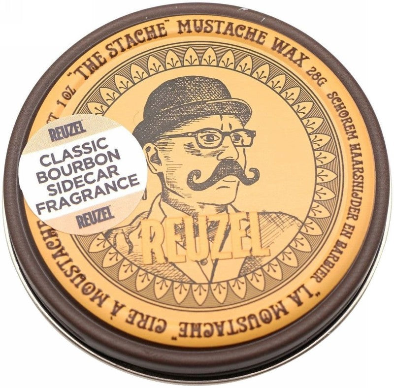 Vaškas ūsų formavimui REUZEL Bourbon Sidecar Mustache Wax REU105, 28 g