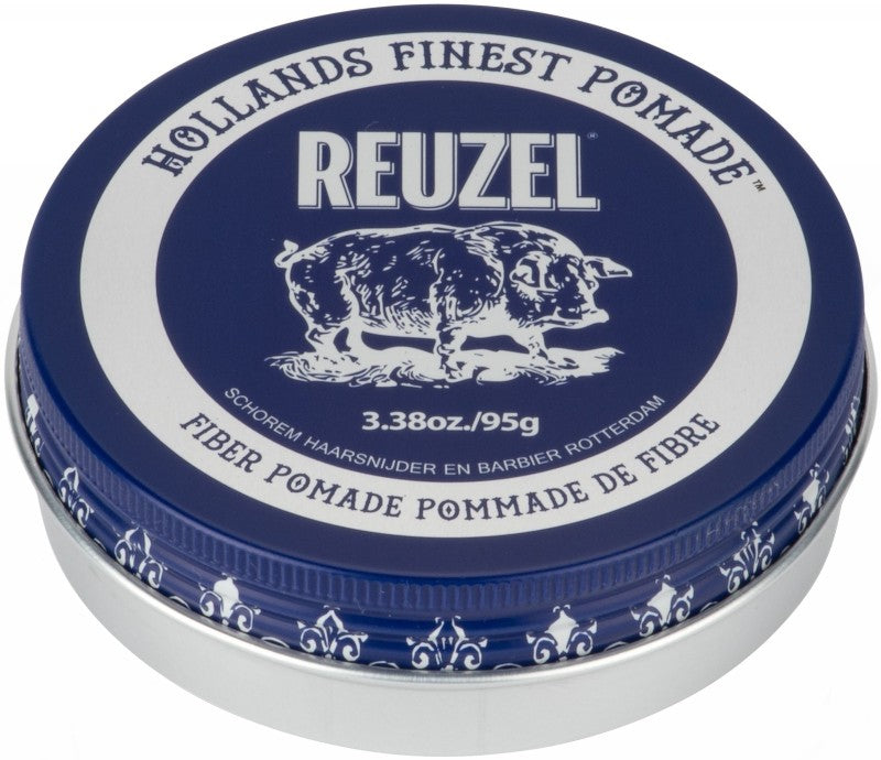 Pomada plaukų formavimui REUZEL Fiber Pomade REU230, stipri fiksacija, mažas blizgesys, 95 g