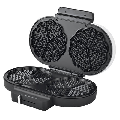 Dviguba čirvinių blynų keptuvė Zyle ZY313W, balta, 1300 W