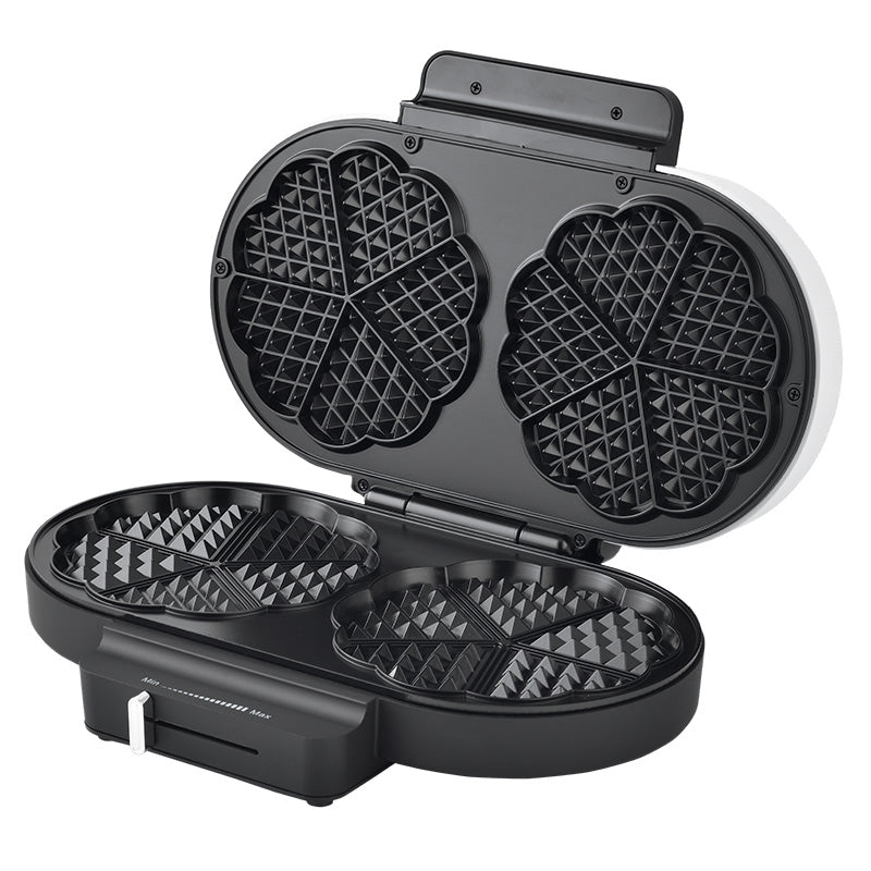 Dviguba čirvinių blynų keptuvė Zyle ZY313W, balta, 1300 W