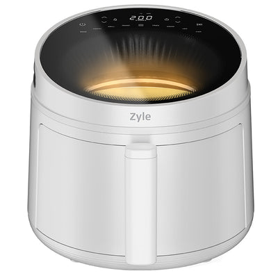 Фритюрница Zyle ZY502WAF, белая, 5 л, 1500 Вт