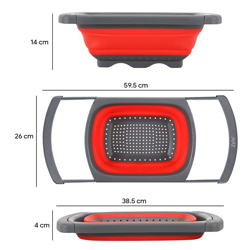 Silikoninis koštuvas su ištraukiamomis rankenomis, ZY988RST